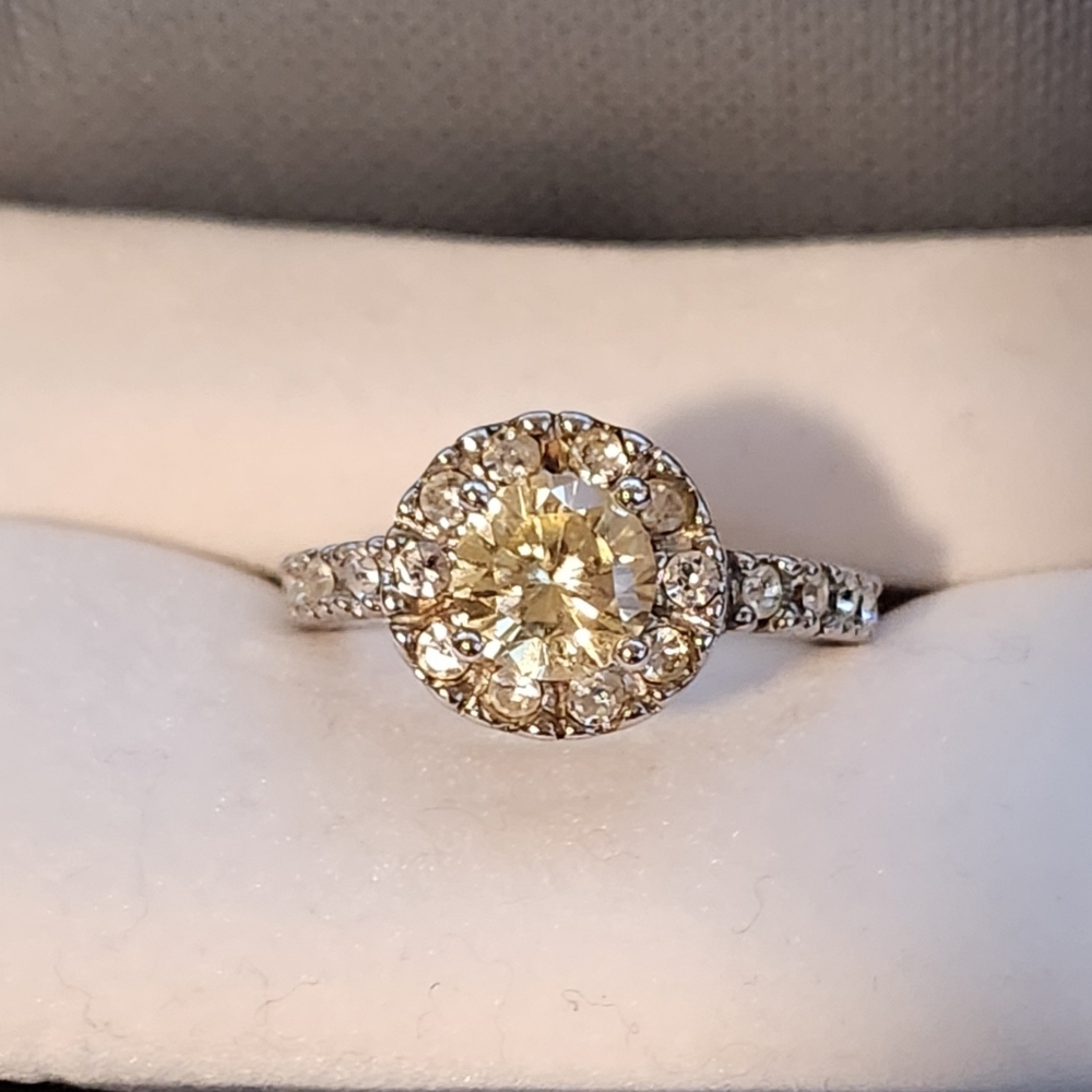 Citrine Lemon Ring